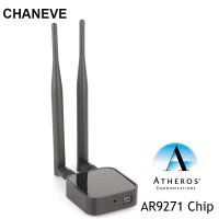 การ์ดเน็ตเวิร์กไร้สาย Atheros ชิปเซ็ต AR9271 150Mbps ไร้สาย USB อะแดปเตอร์ Wifi 2เสาอากาศสำหรับ Kali Linux/Windows/ 8/10