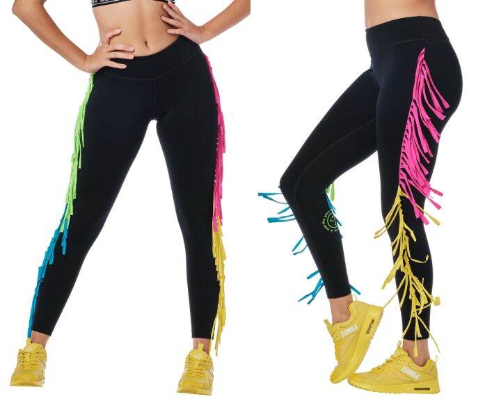 Zumba fringe clearance leggings