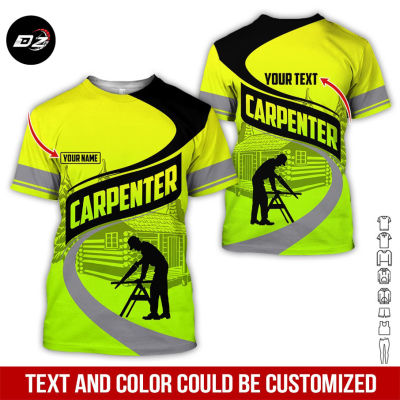 2023 Customized Name And Color Carpenter Uniform All Over Printed Clothes SS562