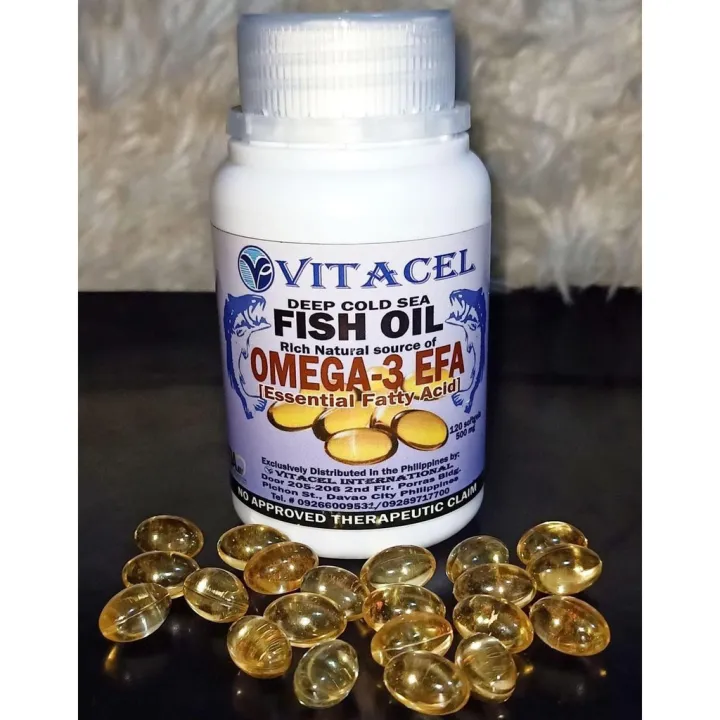 Vitacel Fish Oil Omega 3 EFA Lazada PH