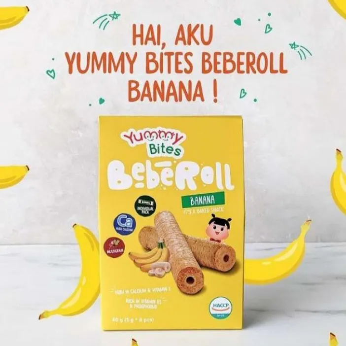 COD Bisa Bayar Di Tempat YUMMY BITES Bebe Roll 40 Gr Biskuit Snack ...