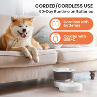 DOGCARE ASF02เครื่องให้อาหารสัตว์เลี้ยงอัตโนมัติเครื่องจ่ายแมวและสุนัข Bluetooth Smart Remote Feeding Auto Dog Cat Feeding Supplies