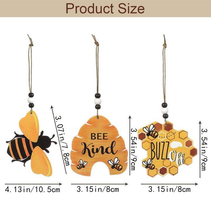 sign-decoration-bees-day-hanging-pendant-wood-ornament-crafts-backyard-garden-outdoor-indoor