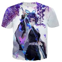 New Popular Anime Demon Slayers Blade T-shirt 3D Printing Trend Casual men and women Oversized Short-sleeved T-shirt