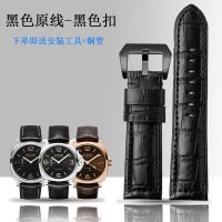 ▶★◀ Suitable for Panerai PAM111 441 438 01312 crocodile pattern cowhide watch strap mens replacement genuine leather wrist