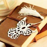 Set of 10pcs Angel Metal Delicate Tassel Book Page Marker Christmas Halloween New Year Decorations