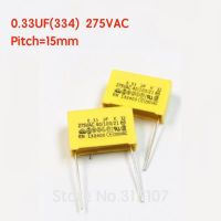 ❈✖ 10PCS/LOT 275VAC 334 0.33UF 275V Pitch 15mm Safety Capacitor Polypropylene Film Capacitor Capacitance