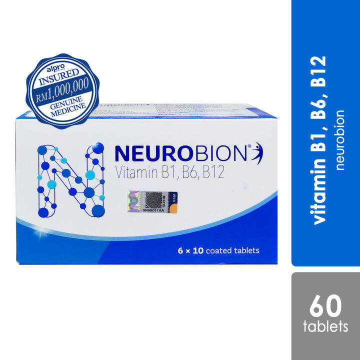 Neurobion Vitamin B1 B6 B12 (60s) | Lazada