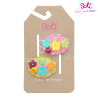 SATI-กิ๊บติดผม-V. FLORAL SNAP CLIP-FCF077