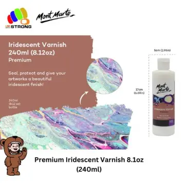 Mont Marte Premium Iridescent Varnish 8.1oz (240ml), Perfect for Acrylic  Painting and Fluid Art