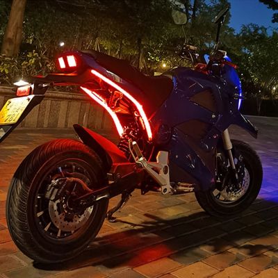 【CC】 2Pcs Motorcycle Turn Lights Led Strip Color DRL Car 12V