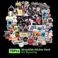 สติ๊กเกอร์อัลบั้มใหม่สำหรับเด็ก,สติ๊กเกอร์แนว Kpop Stray 76/96ชิ้นสติ๊กเกอร์กราฟฟิตี้กันน้ำกระเป๋าแล็ปท็อปทำรายงานด้วยมือสติ๊กเกอร์ตกแต่งสติ๊กเกอร์เครื่องเขียนและป้าย