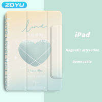 ZOYU เคสแม่เหล็กสำหรับ iPad Mini 6 8.3 5/4อากาศ10.9นิ้ว,สำหรับ iPad 10 10.9นิ้ว2022 Pro 11 12.9นิ้วฝาครอบแท็บเล็ต2022 2021 2020 tcubjb