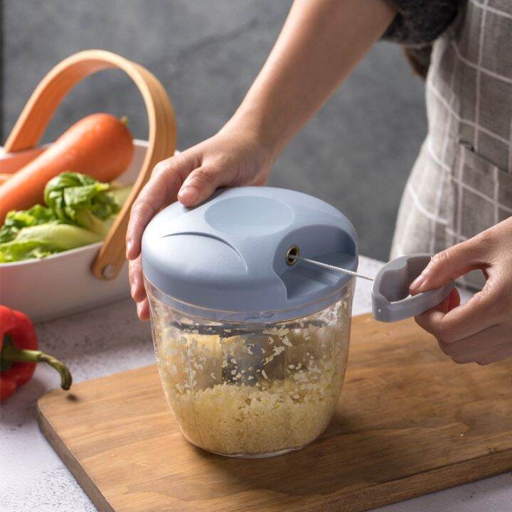 500-900ml-manual-meat-mincer-garlic-rotate-press-crusher-vegetable-cutter-accessories