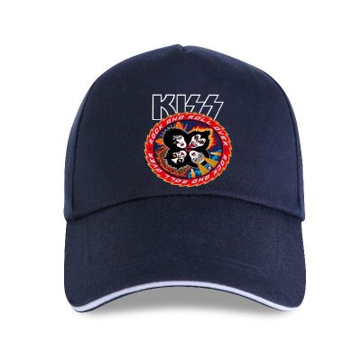 2023 New Fashion Rock Band Kiss Baseball Cap Roll Over High Quality Fashion New Style Printed Baseball Cap Adjustable Unisex Travel Sports Cap，Contact the seller for personalized customization of the logo