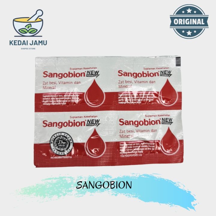 Sangobion New Formula - 4 Kapsul | Lazada Indonesia