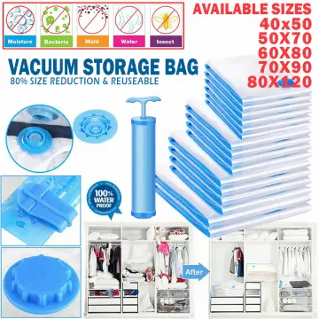 Best Vacuum Storage Bags with Electric Air Pump, 8 Pack Space Saver Bags (4  Jumbo/4 Large) Compression Storage Bags for Comforters and Blankets, for  Clothes Storage, Silent electric pump 