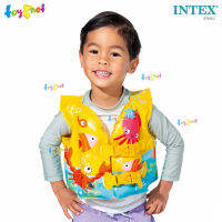 Intex  เสื้อชูชีพ เป่าลม ลายเพื่อนสัตว์ใต้ทะเล ลายใหม่ 41X30 ซม. รุ่น 59661