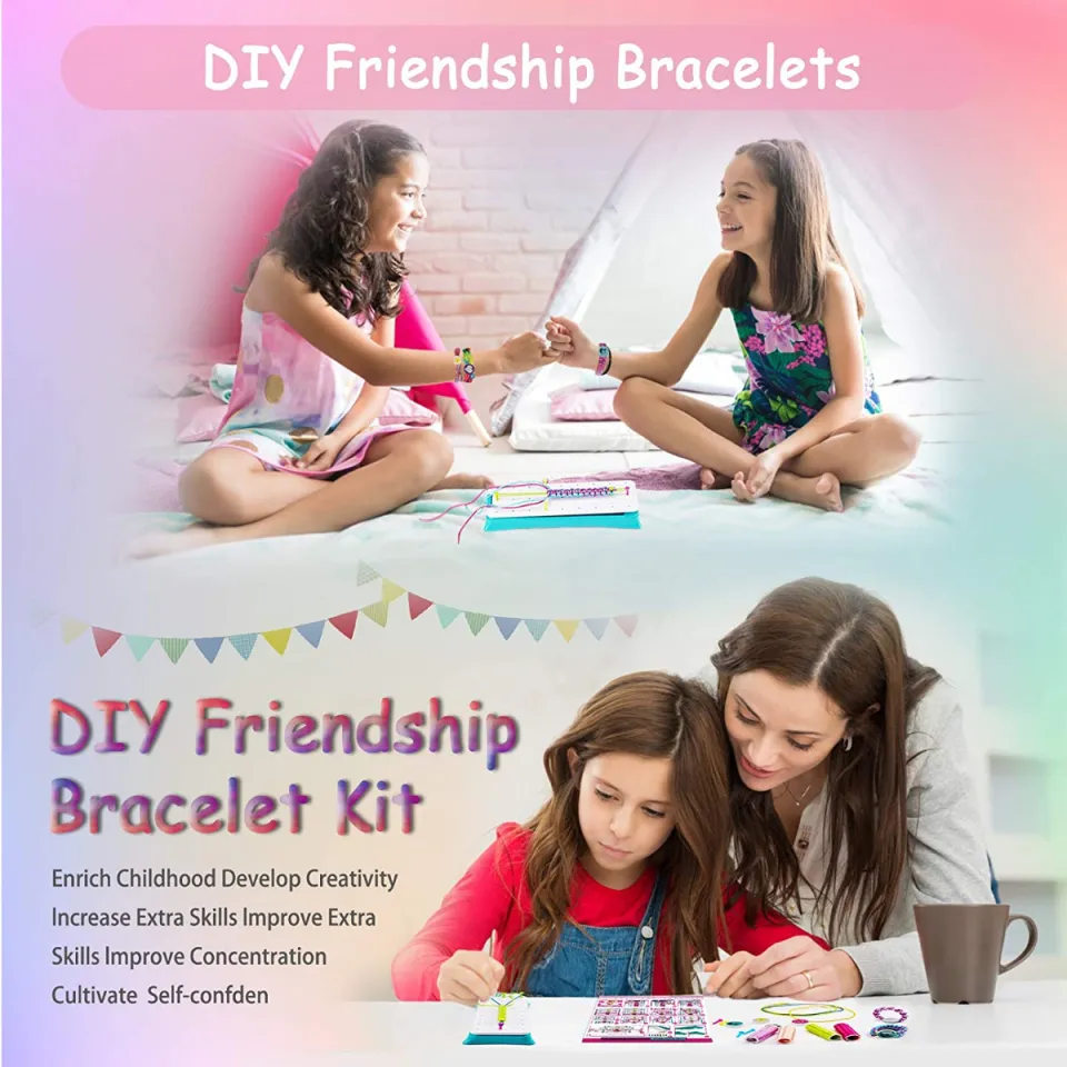 Friendship Bracelet Kit for Kids & Teens. Give a Friendship Gift