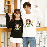 ⭐BK387-O⭐ *สินค้าในไทย* เสื่อแขนยาวคอกลม พิมพ์ลายการ์ตูนน่ารัก เสื้อกันหนาวแฟชั่นเกาหลี ใส่ได้ทุกฤดู สีครบไซส์ครบ