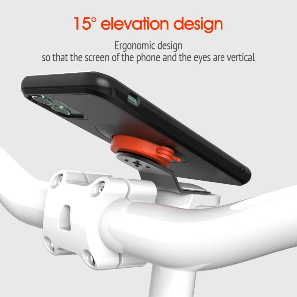 sincetop Bike Phone Mount,Mountain Bicycle Stem Cell Phone Holder,Universal  Aluminum Handlebar Phone Clamp,Cycling Mobile Phone Clip,MTB/Road Bike