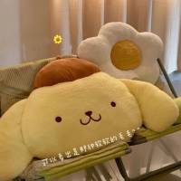 Sanrio ตุ๊กตา Pom Pom Purin ของเล่นหมอนกำมะหยี่ขนาดใหญ่น่ารักสำหรับเด็กผู้หญิง,ตุ๊กตาอนิเมะเบาะนุ่มขนาดใหญ่พิเศษของขวัญน่ารักวันวาเลนไทน์2023ใหม่