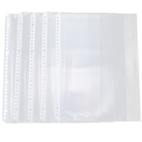 Folder Inner Paper Pocket Storage Pouch Clear Binder Loose Leaf Filling Transparent Plastic