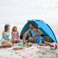 เต็นท์ตกปลากันน้ำ Shelter แบบพกพา UV Protection Sunshade กันสาดเต็นท์ Windproof ติดตั้งง่ายสำหรับ Picnic Beach Park