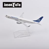 JASON TUTU กระเป๋า16Cm Copa Airplane Boeing B737โมเดลเครื่องบินอากาศยานเครื่องบินจำลองโลหะหล่อจากเครื่องบิน1/400