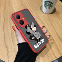 พร้อมเคสโทรศัพท์สำหรับ Vivo Y78 Y78 5G + เคสโทรศัพท์มือถือมีน้ำค้างแข็งโปร่งใสการ์ตูนน่ารักแฟชั่น5G กันกระแทกคลุมทั้งหมดป้องกันกล้องเคสโทรศัพท์