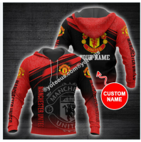 3D HOODIE-  XZX180305   man chester United Premier League Classic 3D Hoodie 15