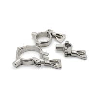 All Sizes 12-152mm 304 Stainless Steel Sanitary Pipe Holder Clamp Type Clips Support Tube Bracket