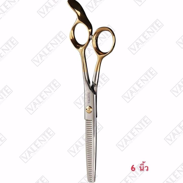 valente-scissors-กรรไกร-ซอย-ฟันปลา-ขนาด-6-นิ้ว-ด้ามทอง-val-62