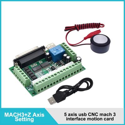 ◄ mach3 cnc controller 5 axis usb CNC mach 3 interface motion card breakout board engraving machine parts grbl control plate