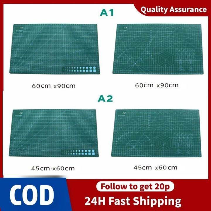 A1 A2 SelfHealing Cutting Mat PVC Carving Mat Double Sided Manual Cutting Board Art Cutting Mat
