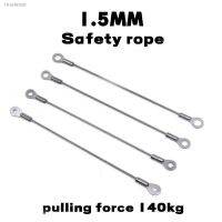 ∋ 1.5mm Stainless Steel Wire Safety Rope Chandelier To Prevent Falling Safety Rope Two-head Terminals Compaction Strong Pull