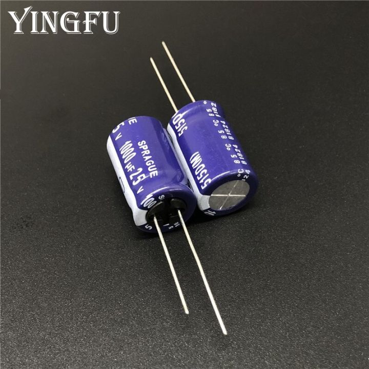 2pcs-20pcs-1000uf-25v-sprague-515d-series-13x20mm-25v1000uf-high-quality-audio-capacitor-aluminum-electrolytic-capacitor