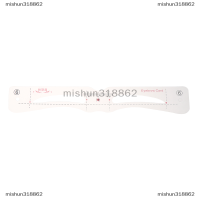 mishun318862 12ชิ้นซิลิโคนสติกเกอร์คิ้วแม่แบบคิ้วเครื่องมือแต่งหน้า