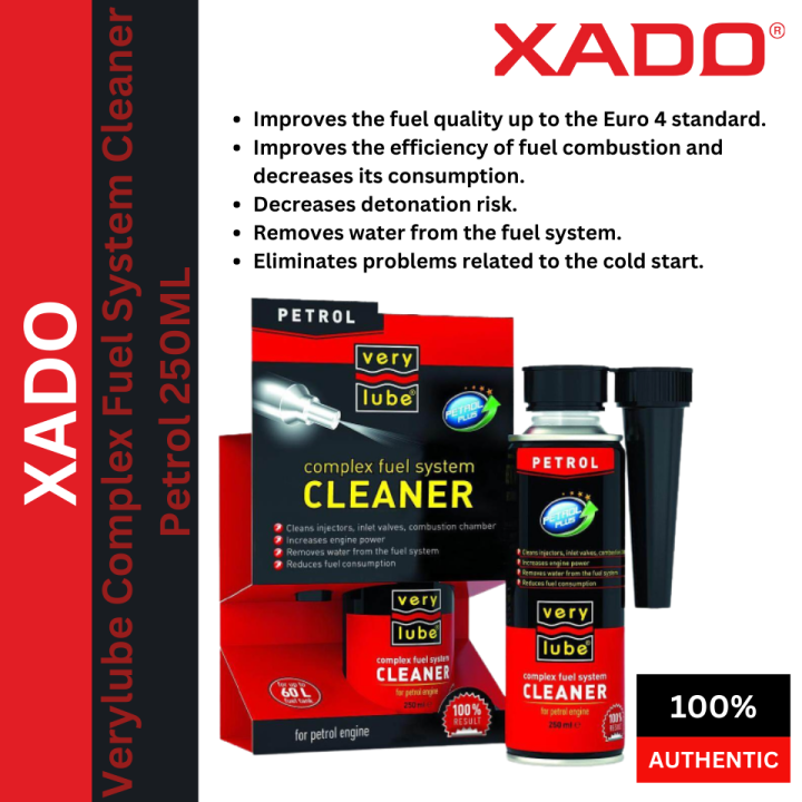 SXB 30024 Xado Verylube Complex Fuel System Cleaner Petrol 250ML Lazada