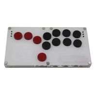 Slim Finger Joystick Full Button Arcade Fight Controller Game Controller with Hot-Swap Function for Favorite Arcade Game Durable Easy to Use