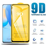 9D คลุมทั้งหมดกระจกนิรภัยสำหรับ Huawei Nova Y61 Y90 Y70 Plus 10 9 8 7 6 SE 5T Y6p Y9 Prime 2019 4G 5G 2023