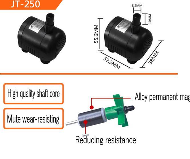 ปั๊มมอเตอร์แบบไร้แปรงถ่าน-dc-6v-12v-ปั๊มน้ำแบบวางไว้ใต้น้ำปั๊มน้ำพุพลังงานแสงอาทิตย์350l-h