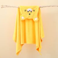 ♠▼◈ New Childrens bath towel cartoon soft water absorbing bath blanket 70x140cm