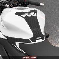 YZF-R3 Tank Protection Pad For YAMAHA YZF R3 R25 2019-2023 TankPad Anti-Slip Stickers Decal Gas Knee Grip Traction Pad Tankpad