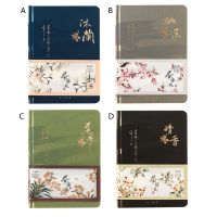 Color Inside Page Notebook Chinese Style Creative Hardcover Diary Books Weekly Planner Handbook Writing Pads Scrapbook