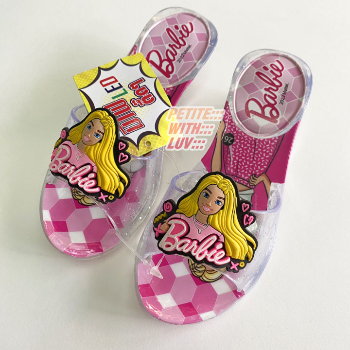 รองเท้าแก้วเด็ก-barbie-บาร์บี้