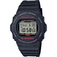 ญี่ปุ่น CASIO นาฬิกาข้อมือสำหรับผู้ชาย,B137 DW-5750E-1JF G-SHOCK สีดำ DW5750E1JF 5750E 1JF Abies5Star