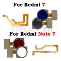 ต้นฉบับสําหรับ Xiaomi Redmi Note 7 Plus Prime Pro ปุ่มโฮมกลับ Touch ID Finger Scanner ลายนิ้วมือ Sensor Flex Cable