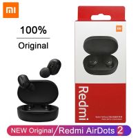 ใหม่เหมาะสำหรับ Xiaomi Redmi Airdots 2ชุดหูฟังบลูทูธไร้สายหูฟังพร้อมไมโครโฟน Airdots หูฟัง2โฟนบลูทูธหูฟังไร้สาย