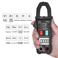 ZZOOI ZT-QB9 Digital Clamp Meter Current Multimeter True RMS DC AC Voltage Hz Ohm NCV Tester Voltmeter Ammeter Auto Rang 6000 Counts